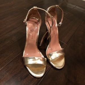 High heels gold BCBG MAXAZRIA